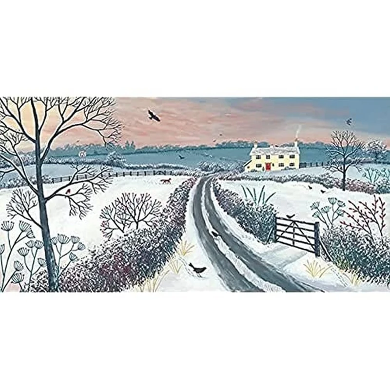 Art Group WDC93187 The Jo Grundy (Coming Home for Winter) -Canvas Print 50 X 100cm, Wood, Multi-Colour, 50 x 100 x 1.3 cm