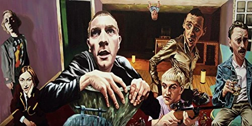 Pyramid International "Choose Life The Art of Justin Reed Canvas Print, Multi-Colour, 50 x 100 x 1.3 cm