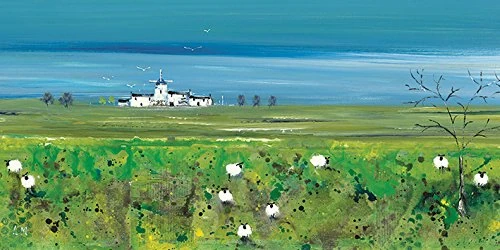 The Art Group "Lee McCarthy Run of The Mill Canvas Print, Multi-Colour, 50 x 100 x 1.3 cm