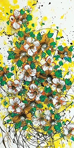 The Art Group "Clare Sykes Gold Rush Aromas Canvas Print, Multi-Colour, 50 x 100 x 1.3 cm