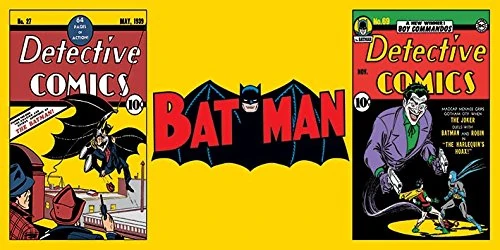 Pyramid International Batman (Triptych) -Canvas Print 50 X 100cm, Wood, Multi-Colour, 50 x 100 x 1.3 cm