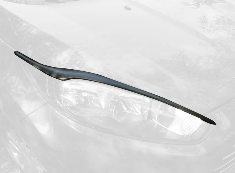 Motordrome Head Light Spoilers compatible with Ford Fiësta VII Facelift 2013-2017 (ABS)
