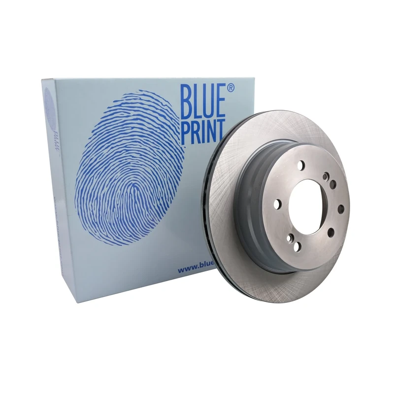 Blue Print ADG043217 Brake Disc Set (2 Brake Disc) rear, internally ventilated, No. of Holes 5