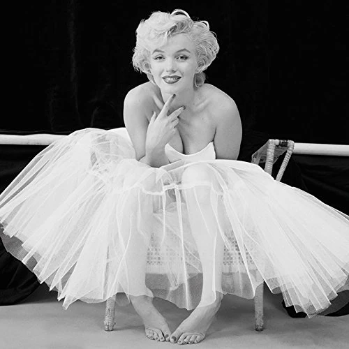 Pyramid International "Marilyn Monroe Ballerina Canvas Print, Multi-Colour, 1.80 x 85.00 x 85.00 cm