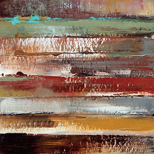 The Art Group Irena Orlov (Main Boulevard I) Canvas Print, Wood, Multi-Colour, 85 x 85 x 1.3 cm