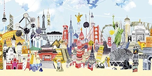 The Art Group Hennie Haworth Canvas Print, Multi-Colour, 50 x 100 x 1.3 cm