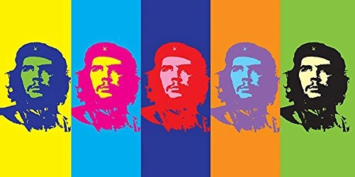 Pyramid International Che Guevara (Pop Art) -Canvas Print 50 X 100cm, Wood, Multi-Colour, 50 x 100 x 1.3 cm