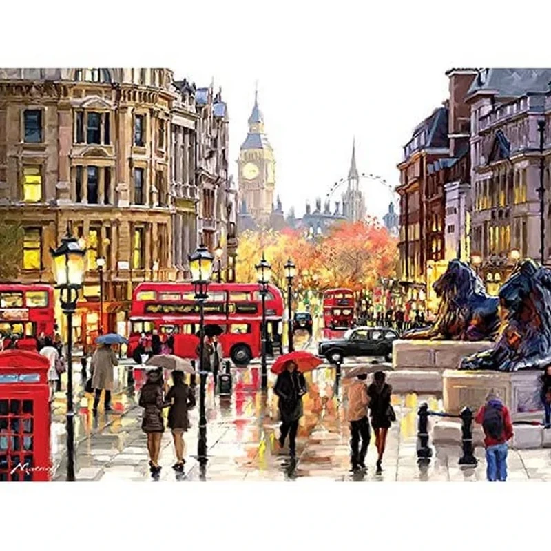 Art Group Richard Macneil London Landscape Canvas Print 60 x 80 cm