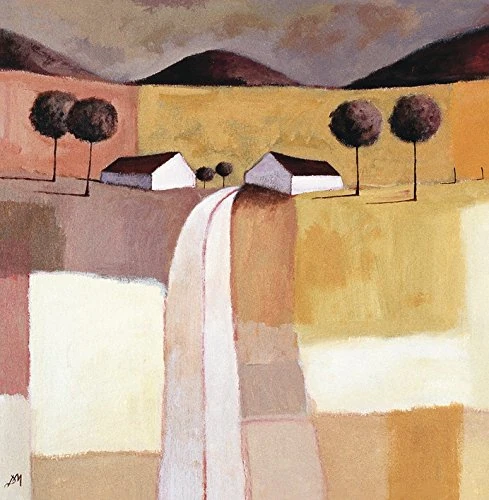 The Art Group Derek Melville (Harvest Gold) -Canvas Print 85 x 85cm, Wood, Multi-Colour, 85 x 85 x 1.3 cm