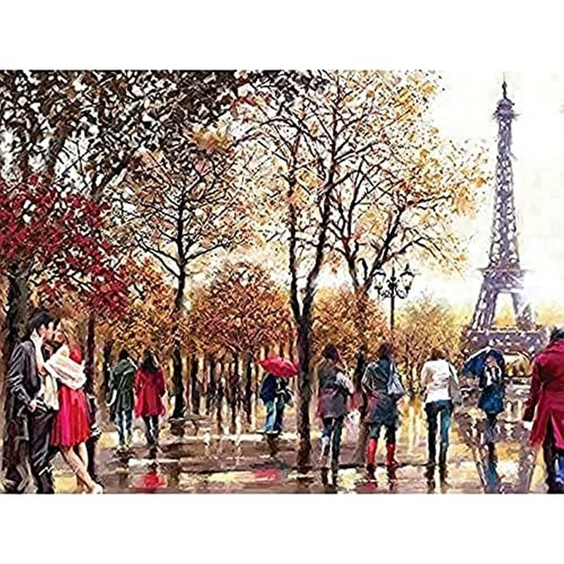 The Art Group Eiffel Tower Canvas Print 60 x 80 cm
