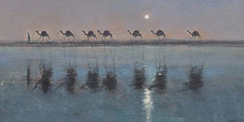 The Art Group Jonathan Sanders Canvas Print, Multi-Colour, 50 x 100 x 1.3 cm