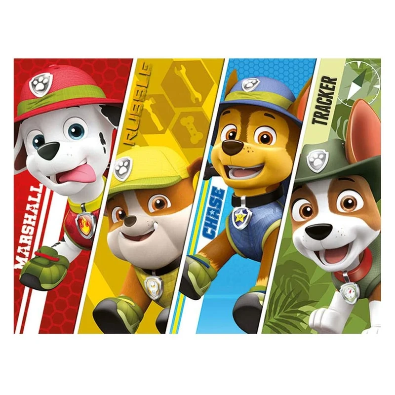 Pyramid International Paw Patrol Canvas Print, Multi-Colour, 60 x 80 x 1.3 cm