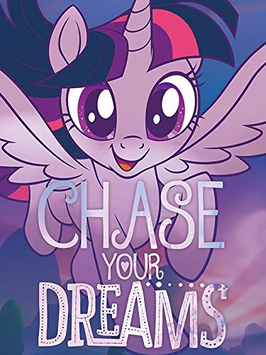 Pyramid International My Little Pony Movie (Chase Your Dreams) -Canvas Print 60 x 80cm, Wood, Multi-Colour, 60 x 80 x 1.3 cm