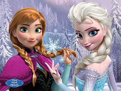 Pyramid International Frozen Canvas Print, Multi-Colour, 60 x 80 x 1.3 cm