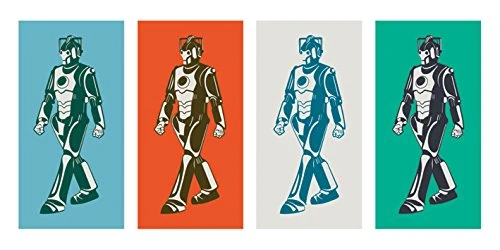 Pyramid International "Doctor Who Walking Cyberman Canvas Print, Multi-Colour, 50 x 100 x 1.3 cm