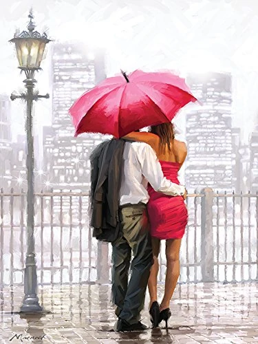 Art Group WDC100262 The Richard Macneil (Bright Lights) -Canvas Print 60 x 80cm, Wood, Multicolour, 60 x 80 x 1.3 cm