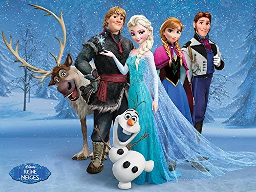 Disney Frozen (Group FRENCH) 60 x 80cm Canvas