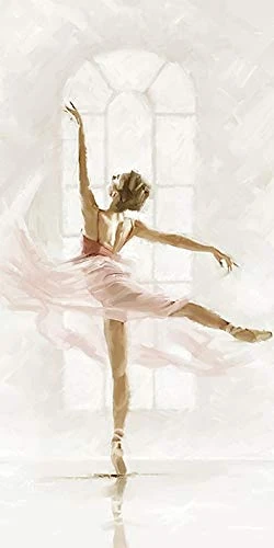 The Art Group "Richard Macneil Grace and Beauty Canvas Print, Multi-Colour, 50 x 100 x 1.3 cm