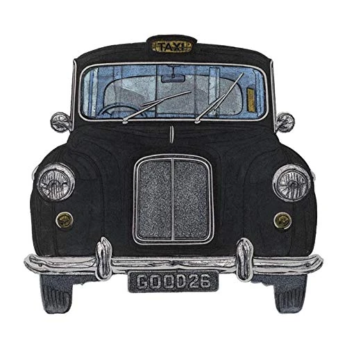 The Art Group Barry Goodman (Taxi) -Canvas Print 85 x 85cm, Wood, Multicolour, 85 x 85 x 1.3 cm