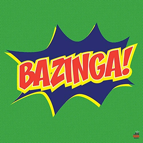 Pyramid International the Big Bang Theory (Bazinga Icon) -Canvas Print 85 x 85cm, Wood, Multicolour, 85 x 85 x 1.3 cm