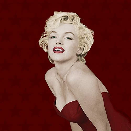 Pyramid International Marilyn Monroe Canvas Print, Multi-Colour, 85 x 85 x 1.3 cm