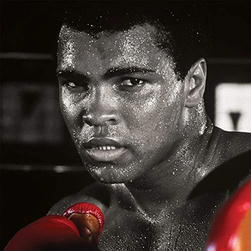 Pyramid International Muhammad Ali (Boxing Gloves) -Canvas Print 85 x 85cm, Wood, Multicolour, 85 x 85 x 1.3 cm