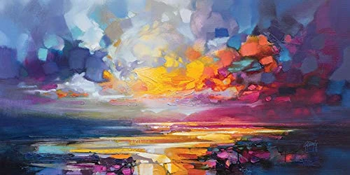 Art Group WDC93262 The Scott Naismith (Relativity) -Canvas Print 50 x 100cm, Wood, Multi-Colour, 50 x 100 x 1.3 cm