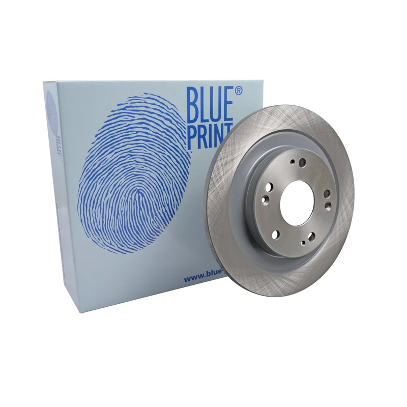 Blue Print ADA104375 Brake Disc Set (2 Brake Disc) rear, full, No. of Holes 5