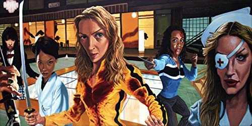 Pyramid International "The Bride's Revenge The Art of Justin Reed Canvas Print, Multi-Colour, 50 x 100 x 1.3 cm