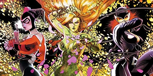 Pyramid International "DC Comics Ladies Canvas Print, Multi-Colour, 50 x 100 x 1.3 cm