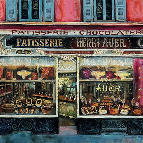 The Art Group Melissa Sturgeon (Patisserie) -Canvas Print 85 x 85cm, Wood, Multicolour, 85 x 85 x 1.3 cm