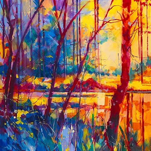 The Art Group Doug Eaton Canvas Print, Multi-Colour, 85 x 85 x 1.3 cm