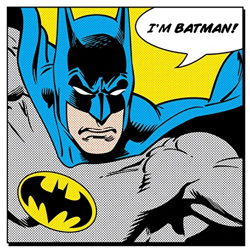 Pyramid International Batman Canvas Print, Multi-Colour, 85 x 85 x 1.3 cm