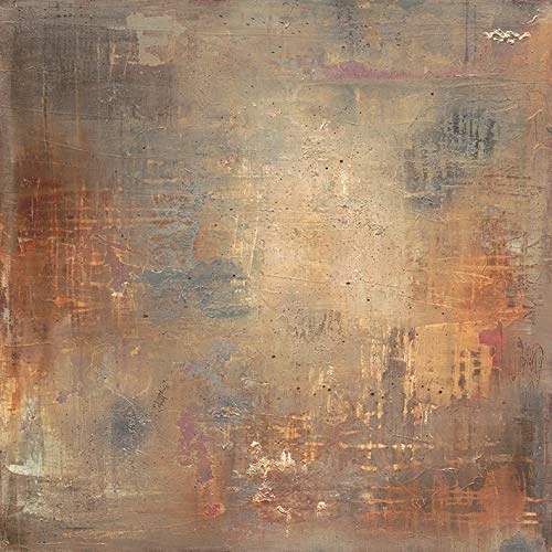 The Art Group Soozy Barker (Copper Earth) -Canvas Print 85 x 85cm, Wood, Multicolour, 85 x 85 x 1.3 cm