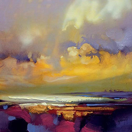 Art Group WDC98171 The Scott Naismith (Rising) -Canvas Print 85 x 85cm, Wood, Multi-Colour, 85 x 85 x 1.3 cm