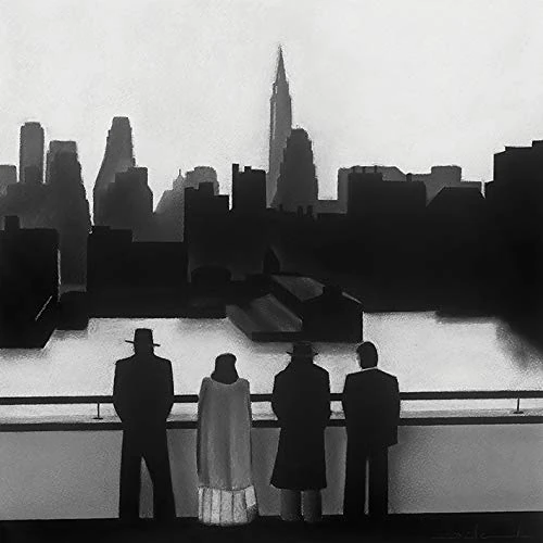 The Art Group David Cowden (Skyline) -Canvas Print 85 x 85cm, Wood, Multi-Colour, 85 x 85 x 1.3 cm