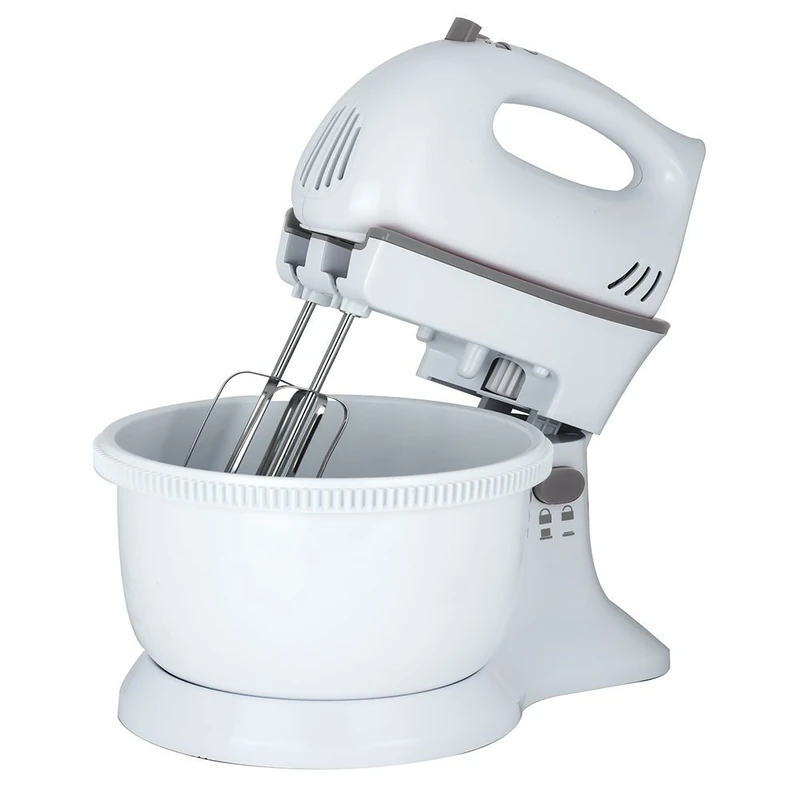 Status Pittsburgh 5 Speed Hand Mixer, Electric Turbo Hand Held Mixer and Bowl, White, PITTSBURGH1PKB2