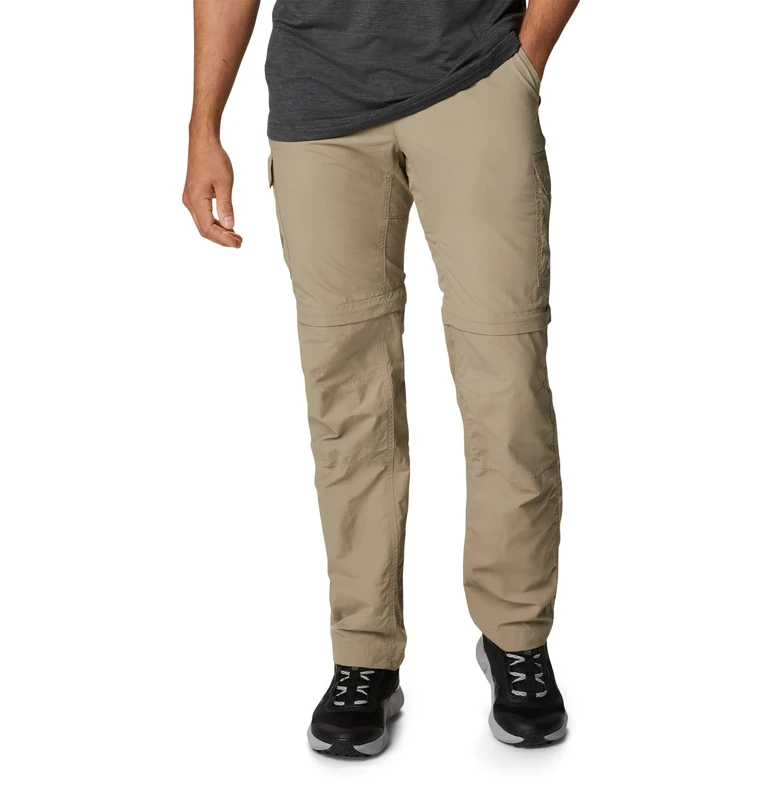 Columbia Men's Convertible Hiking Trousers, Silver Ridge II