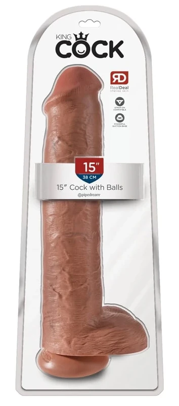 King Cock Realistic Xl Dildo, Skin Color - 2380 g