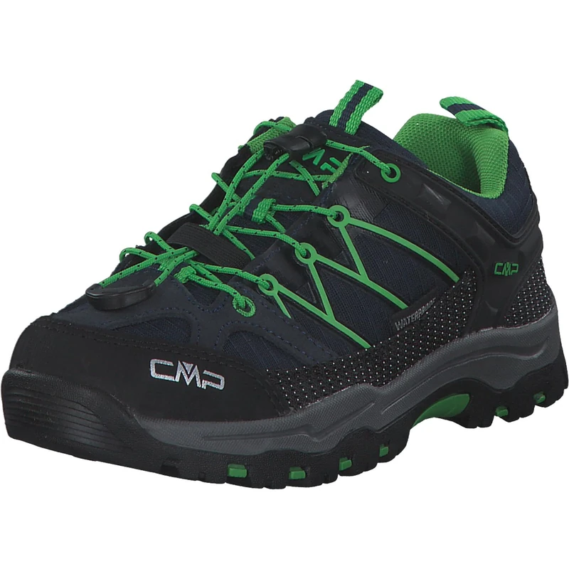 CMP Kids Rigel Low Trekking Shoes WP, Unisex-Children and Youth Shoes, Blue B Blue Gecko 51ak, 30 EU