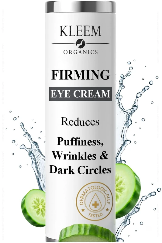 Anti Wrinkle Eye Gel for Dark Circles & Puffy eyes with Peptides and Niacinamide that Reduces Eye Bags, Crow's Feet, Fine Lines & Sagginess - Natural & Organic Under Eye Gel for Wrinkles - 15ml