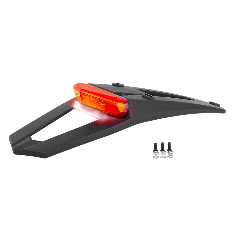 FANALE POSTERIORE A LED CON PARAFANGO NERO hinten schwarz