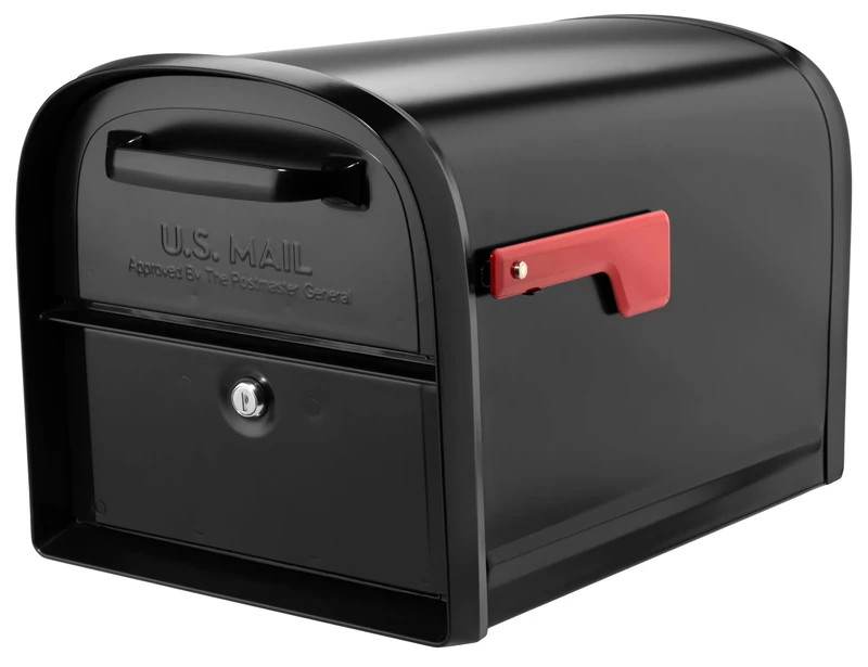 ARCHITECTURAL MAILBOXES 6300B-10 Oasis 360 Post Mount, Black, L