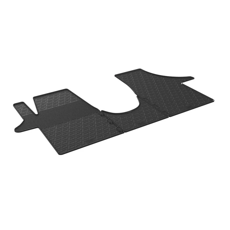 Tailored rubber mats - compatible for Volkswagen Transporter T5 (04/03>03/15) - Volkswagen Transporter T6 (04/15>12/19)
