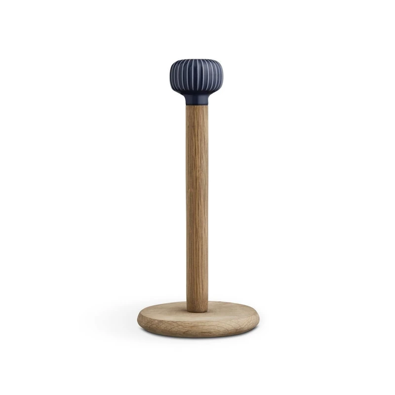 Kähler Hammershøi Kitchen Roll Holder Height 31 cm Handy Danish Design Blue