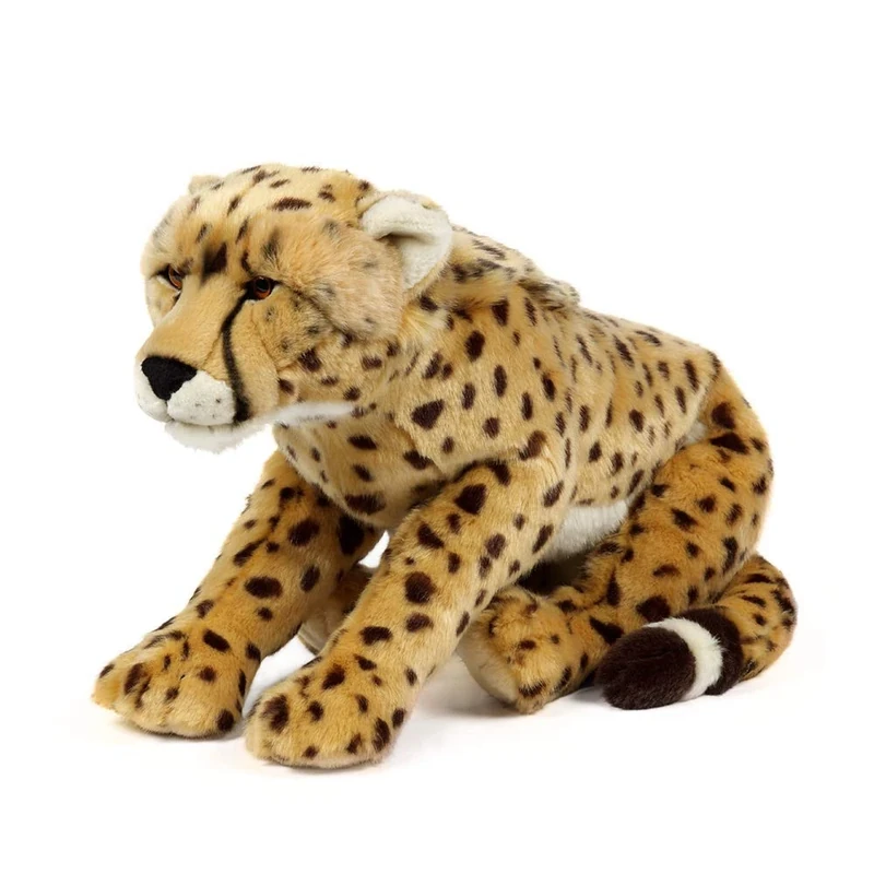Living Nature AN325 Soft Toy Animal Cheetah Large, Unknown, White