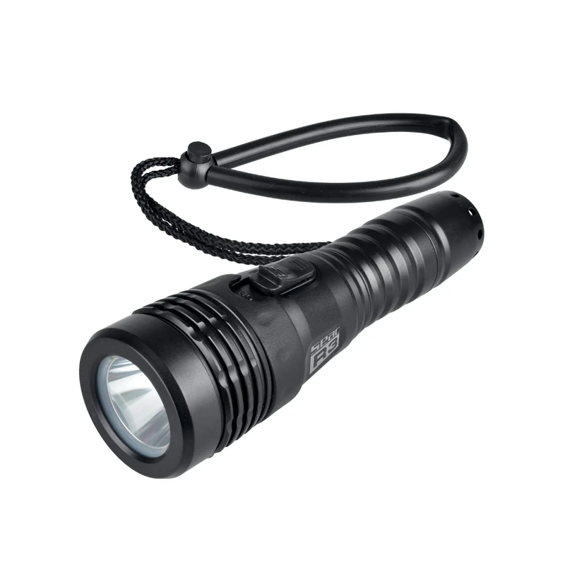 SEAC Sub R3 SCUBA Diving Torch Light, Single LED, 400 Lumens, Micro-USB, Rechargeable, Aluminum