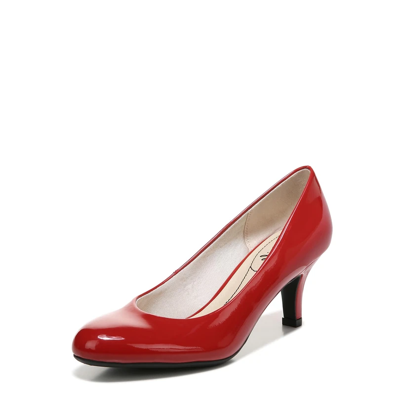 LifeStride Women's Parigi Dress Pump, Fire Red Patent, 6 UK