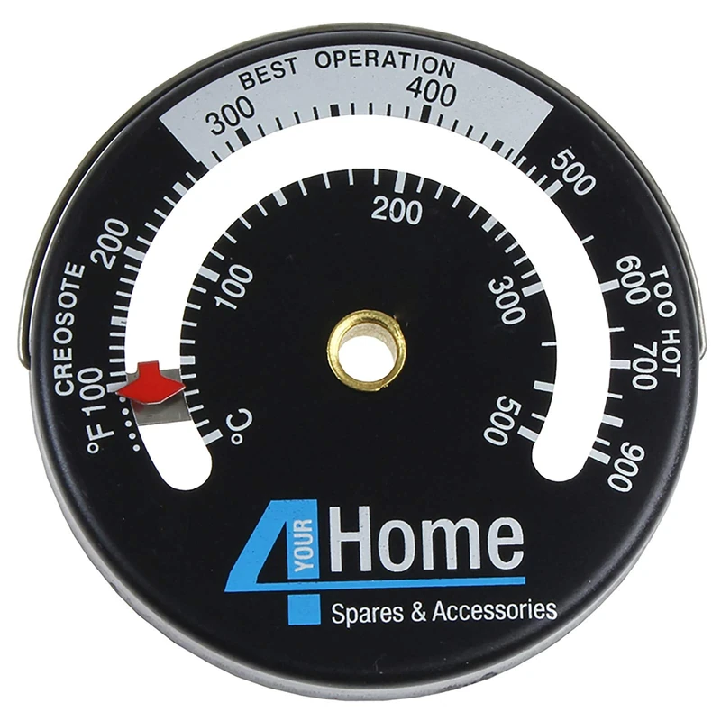 4YourHome Magnetic Stove Top Pipe Thermometer/Temperature Gauge