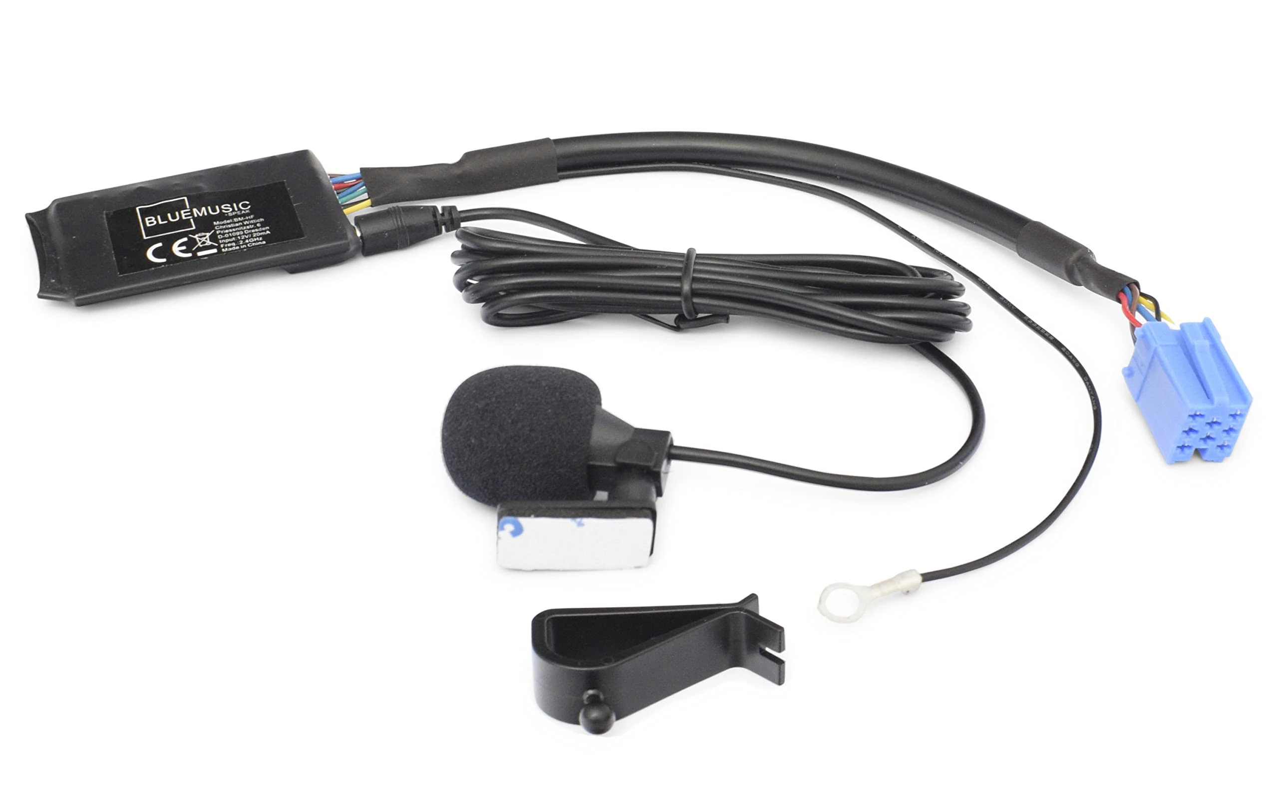 Handsfree Bluetooth Audio 8pin Mini-ISO for AUDI: Chorus 2, Concert 2, Symphony 1/2, Navigation Plus 1/2, RNS-D - - - VW: MCD, MFD, Gamma 5